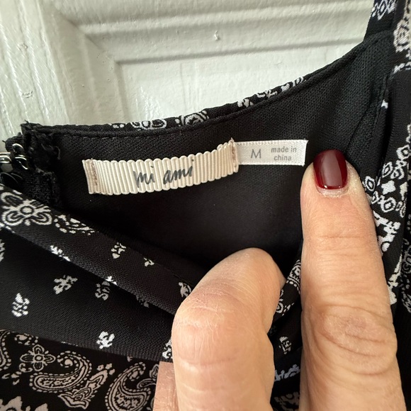 Miami Black and Gray Strapless Dress - Picture 3 of 3